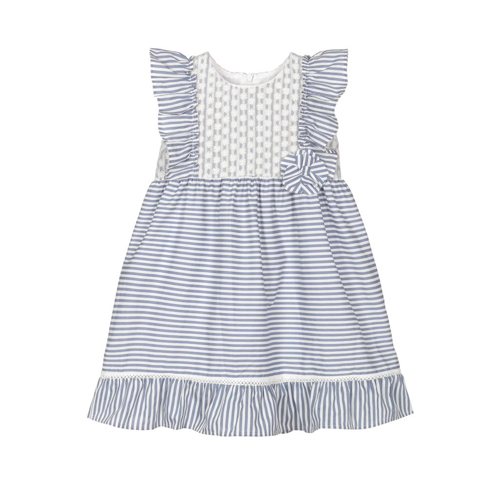 Dr. Kid - Blue & White Striped Dress | Childrensalon