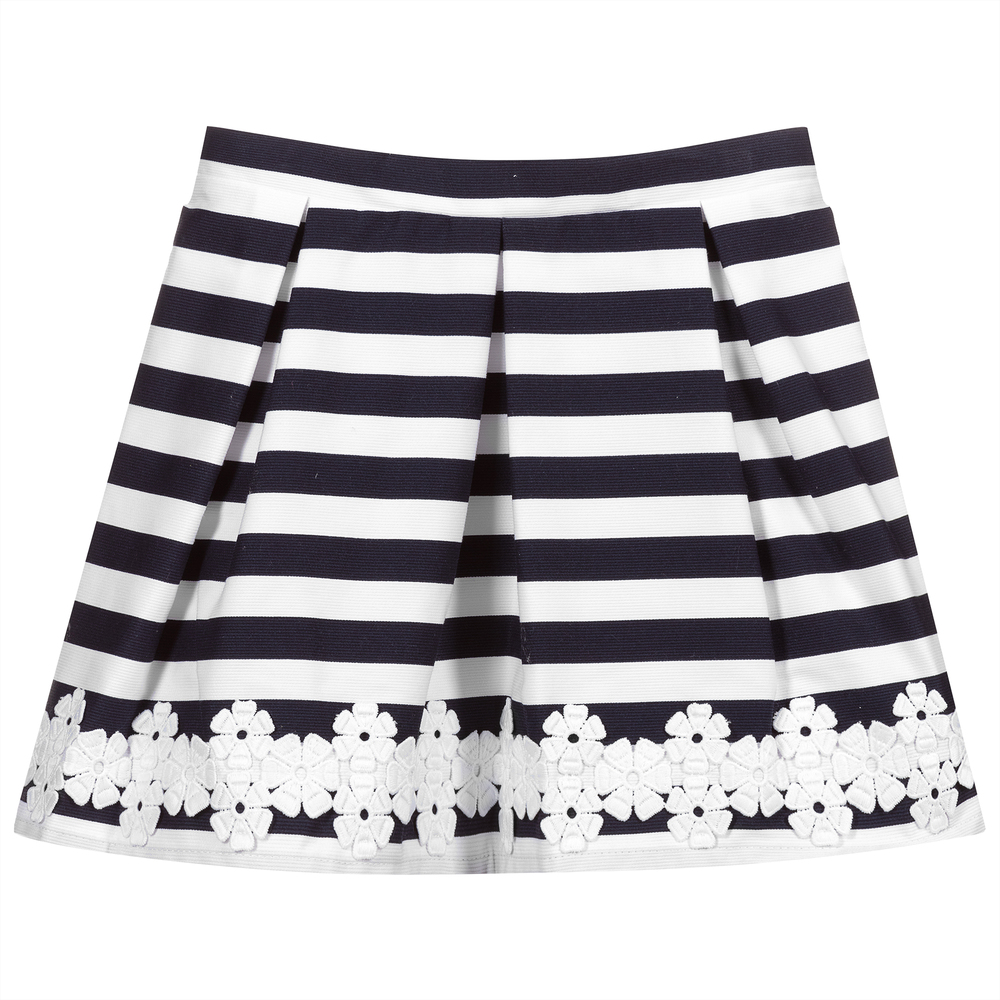 Dr. Kid - Blue & White Striped Skirt | Childrensalon