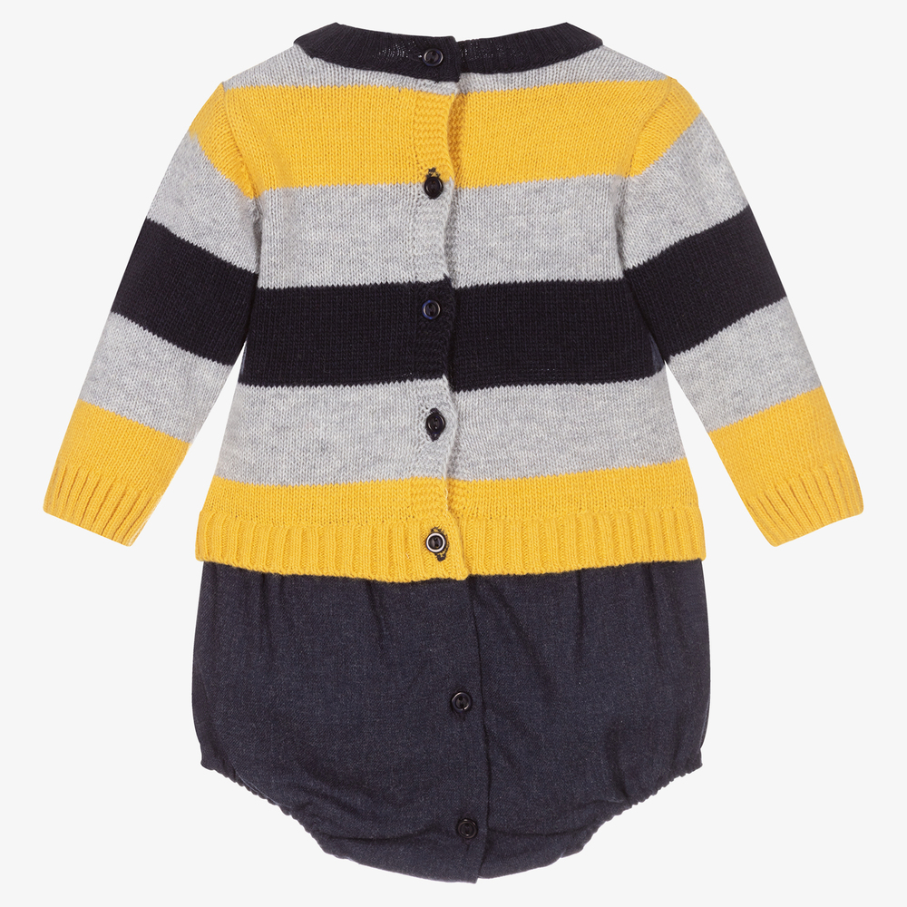 Dr. Kid-Песочник в синюю и желтую полоску | Childrensalon Outlet