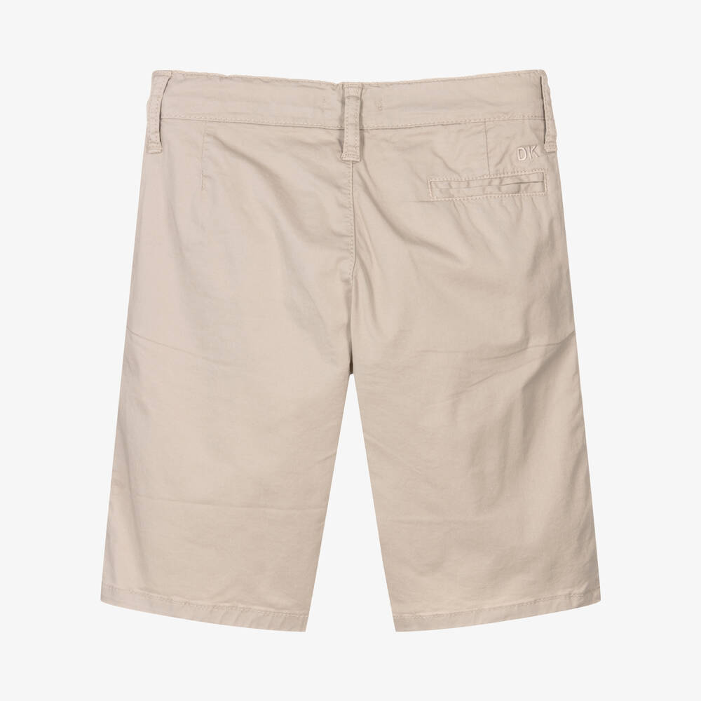Dr. Kid-Boys Beige Cotton Shorts | Childrensalon Outlet