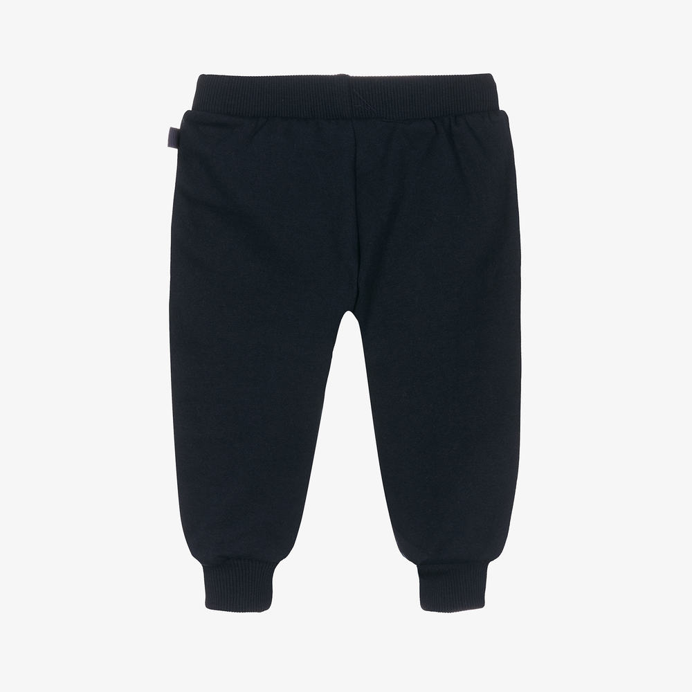 Dr. Kid-Синие хлопковые джоггеры для мальчиков | Childrensalon Outlet