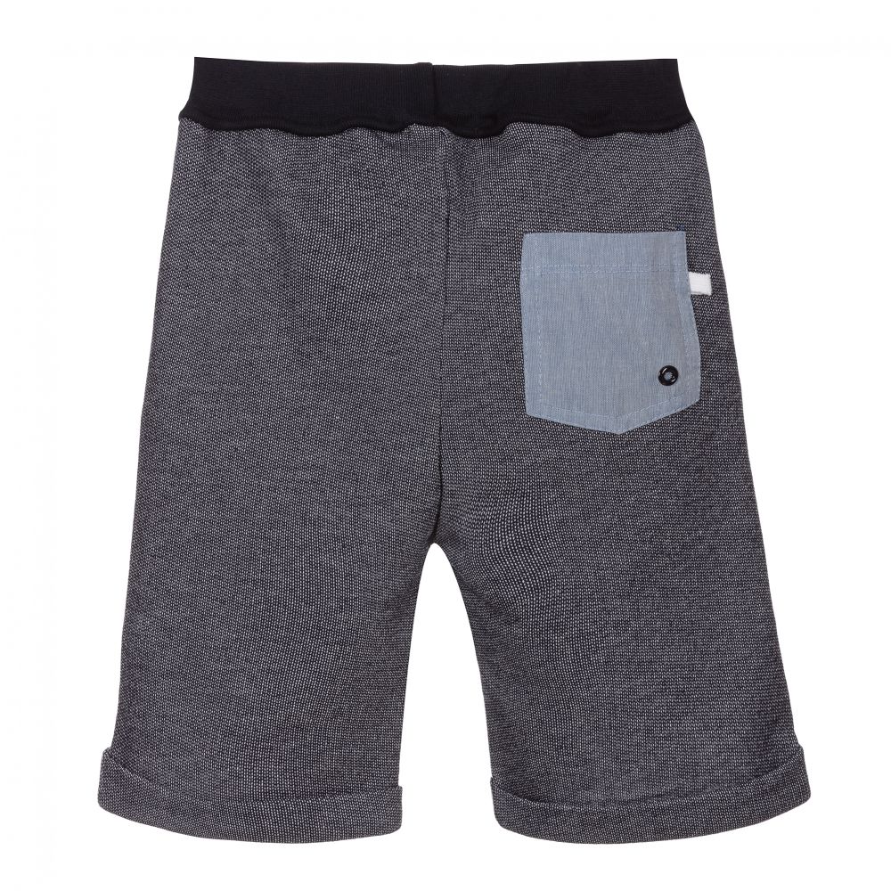 Dr. Kid-Boys Blue Jersey Shorts | Childrensalon Outlet