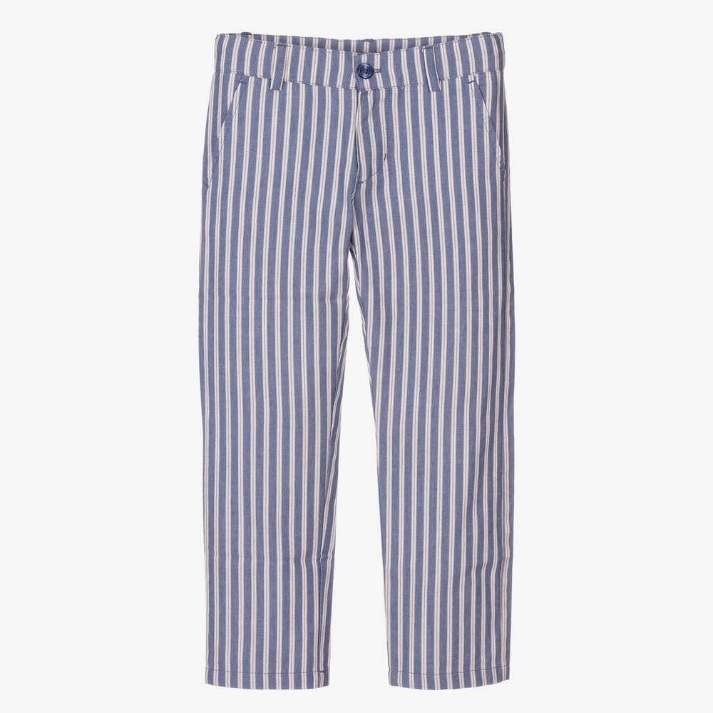 Boys striped trousers outlet