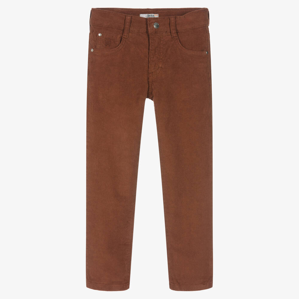 Dr. Kid - Pantalon marron en velours garçon | Childrensalon