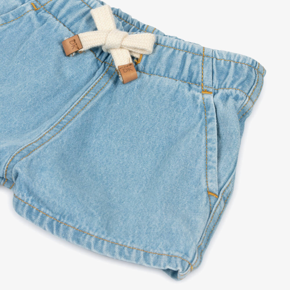 Dr. Kid-Boys Chambray Comfort Denim Shorts | Childrensalon Outlet