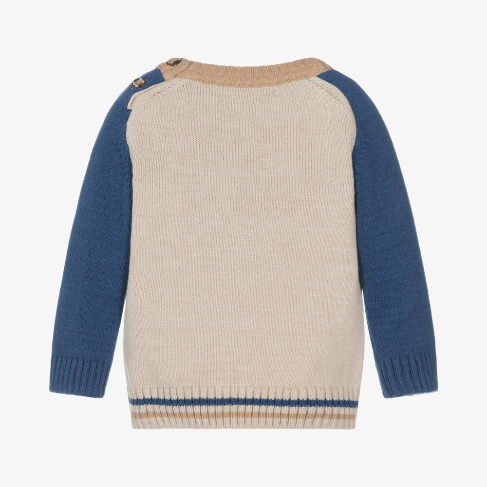 Dr. Kid-Boys Cotton Blend Tractor Jumper | Childrensalon Outlet