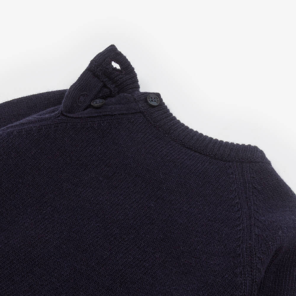 Dr. Kid-Boys Cozy Polar Bear Knit Sweater | Childrensalon Outlet