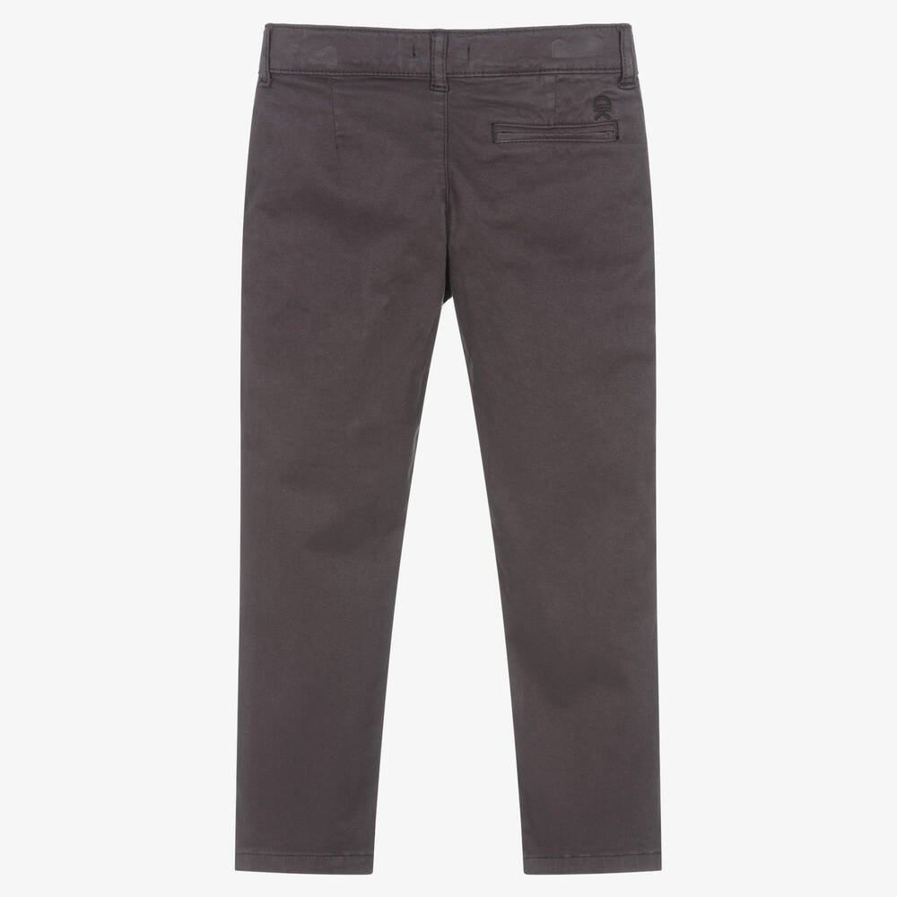Dr. Kid-Boys Dark Grey Cotton Trousers | Childrensalon Outlet
