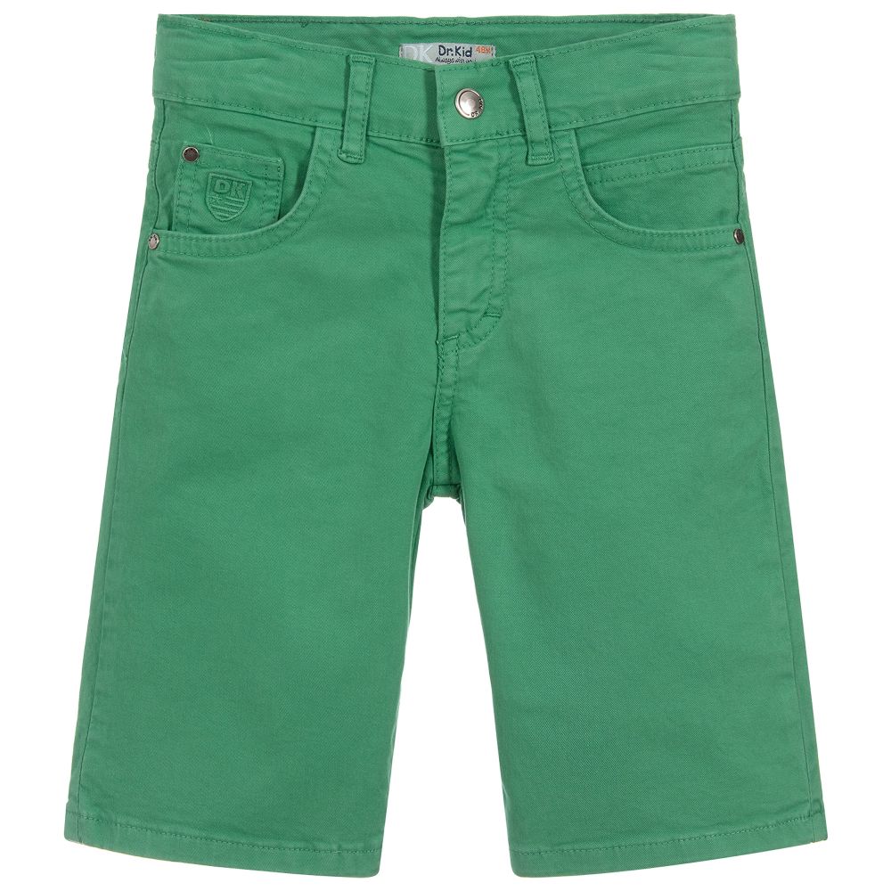Dr. Kid - Boys Green Bermuda Shorts | Childrensalon