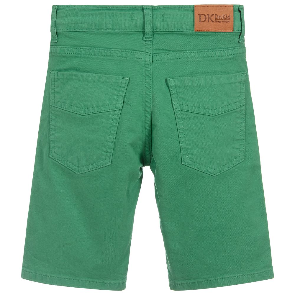 Dr. Kid Boys Green Bermuda Shorts Childrensalon Outlet