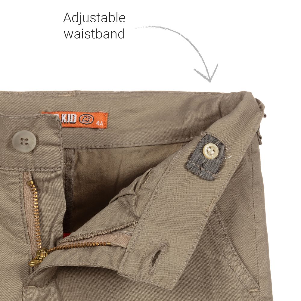 دكتور كيد-Boys Green Cotton Shorts | Childrensalon Outlet