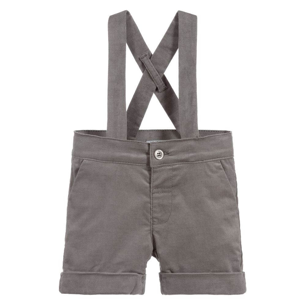 Dr. Kid - Short gris en coton Garçon | Childrensalon