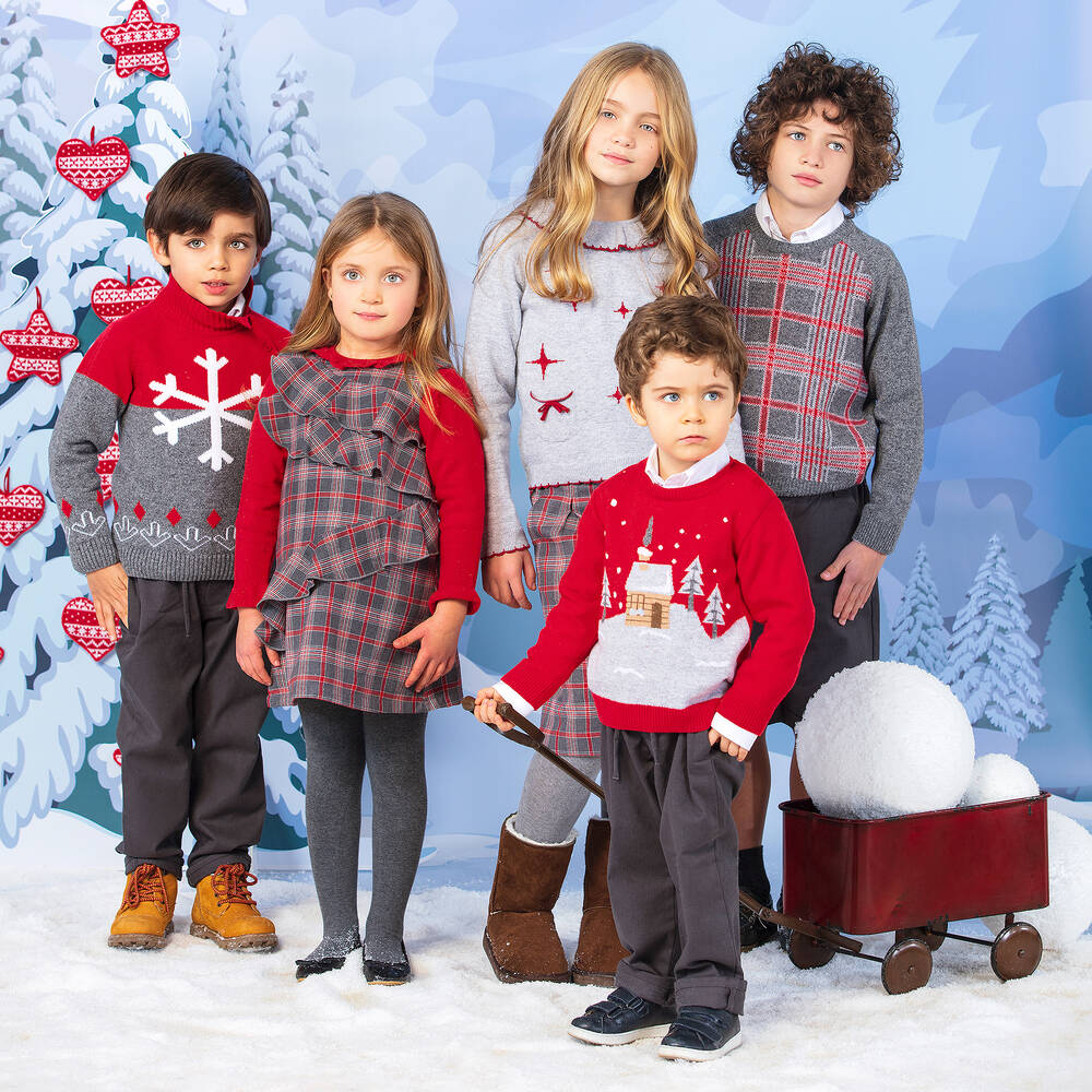 Dr. Kid-Boys Grey Cotton Trousers | Childrensalon Outlet