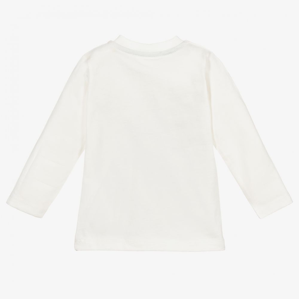 Dr. Kid-Кремовый хлопковый топ для мальчиков | Childrensalon Outlet