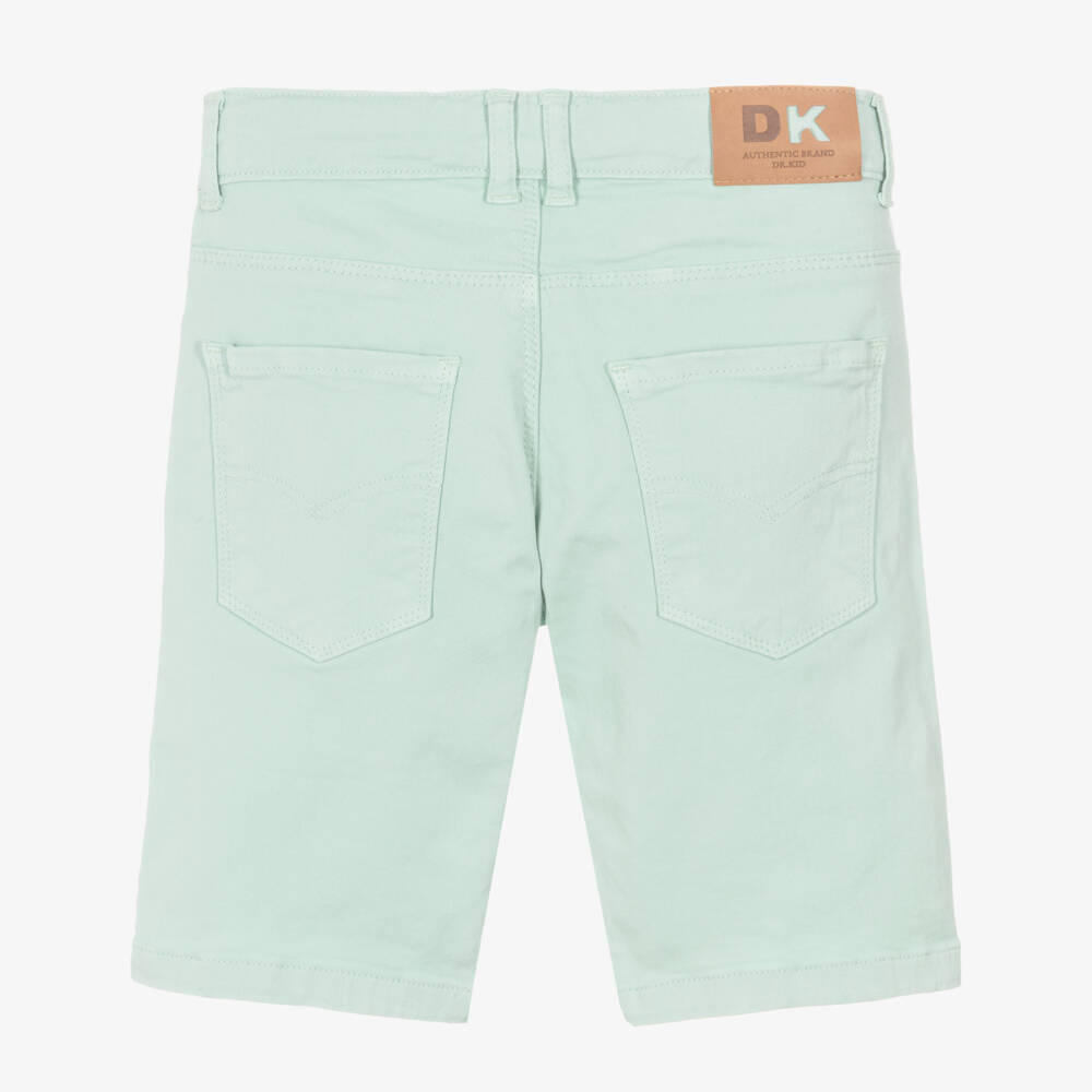 Dr. Kid-Boys Mint Green Cotton Chino Shorts | Childrensalon Outlet