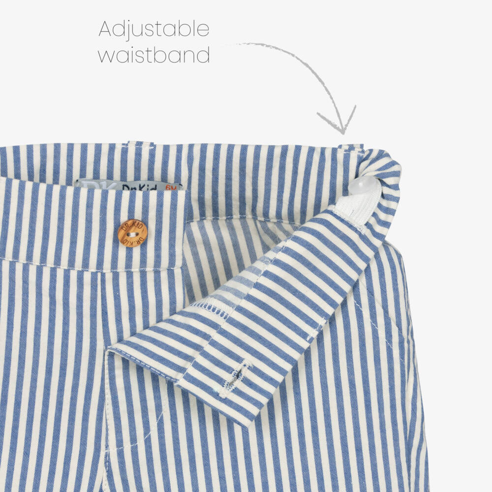 Dr. Kid-شورت تويل أزرق بحري للأولاد | Childrensalon Outlet