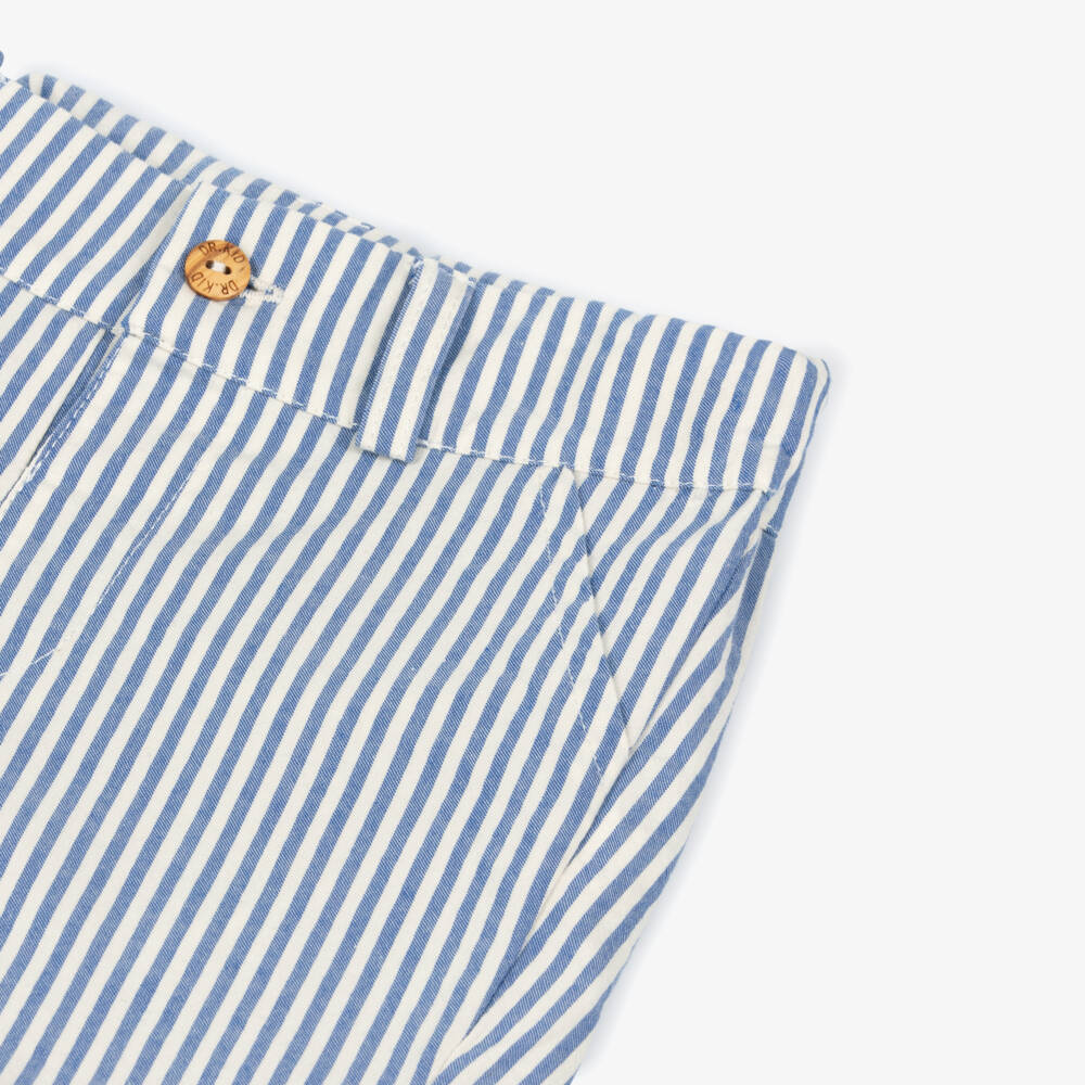 Dr. Kid-شورت تويل أزرق بحري للأولاد | Childrensalon Outlet