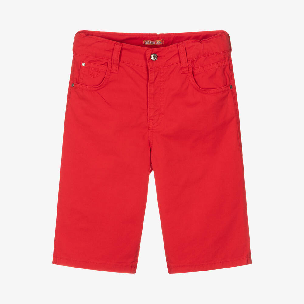 Dr. Kid - Boys Red Cotton Shorts | Childrensalon