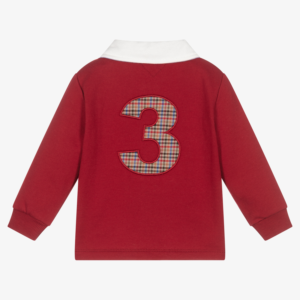 Dr. Kid - Boys Red Horse Rugby Shirt | Childrensalon Outlet Dr. Kid - Boys Red Horse Rugby Shirt | Childrensalon Outlet