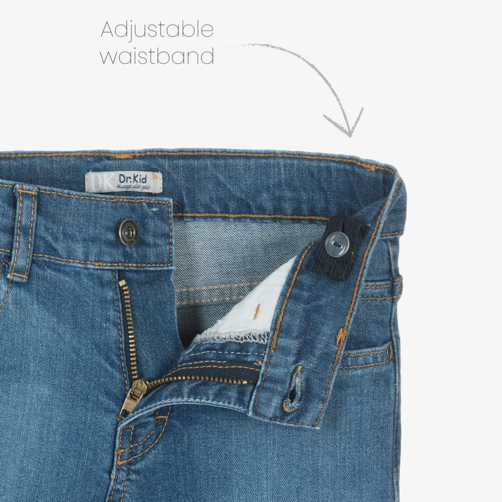Dr. Kid-Boys Slim Blue Denim Trousers | Childrensalon Outlet