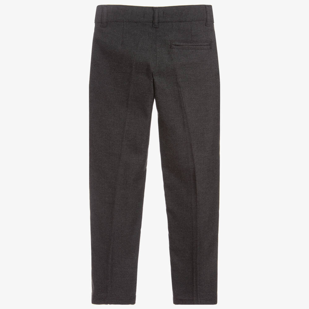 Dr. Kid-Boys Smart Grey Trousers | Childrensalon Outlet