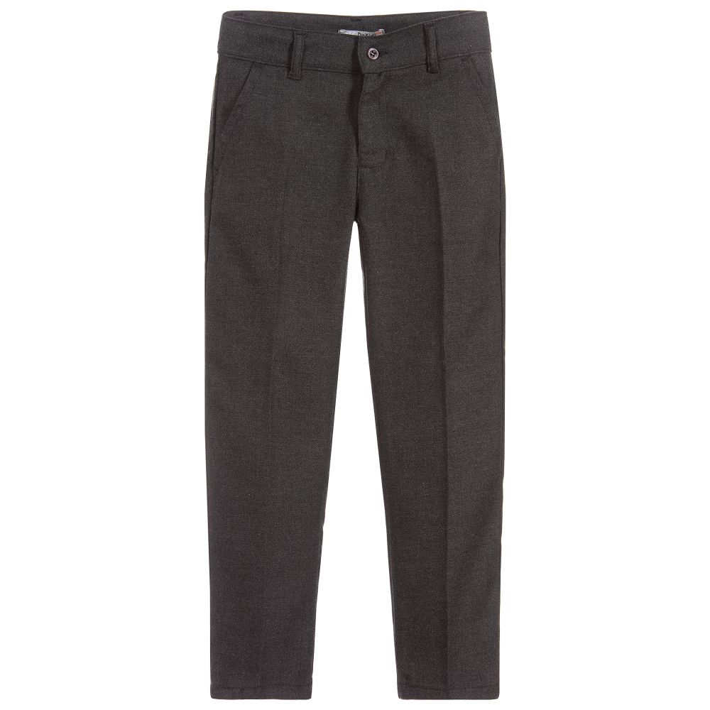Dr. Kid-Boys Smart Grey Trousers | Childrensalon Outlet