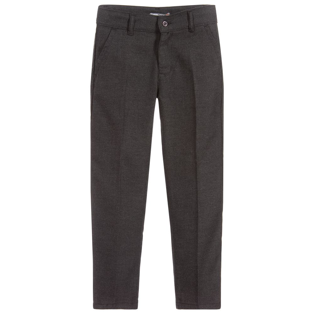 Dr. Kid - Boys Smart Grey Trousers | Childrensalon