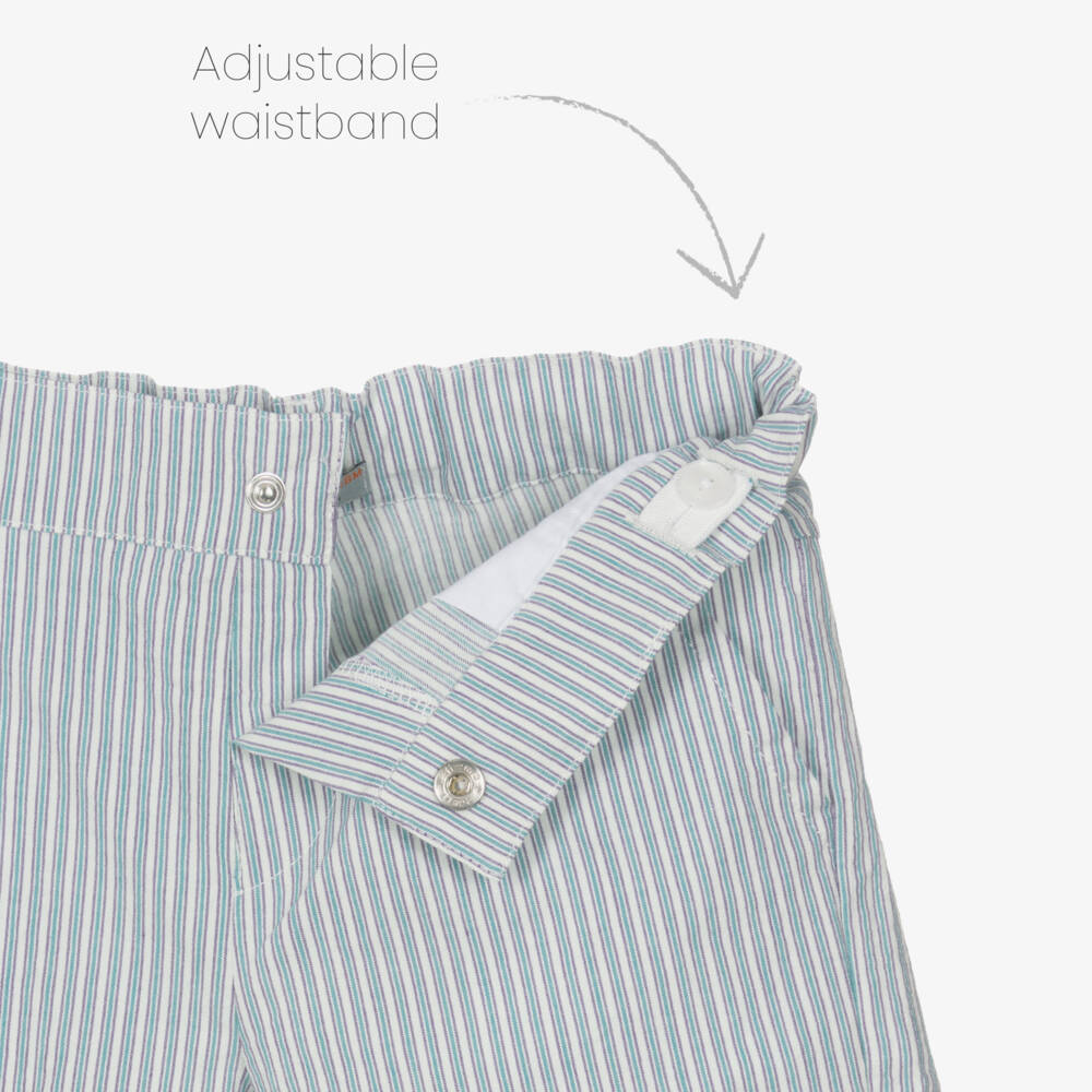 Dr. Kid-شورت لعب مخطط من القطن للأولاد | Childrensalon Outlet