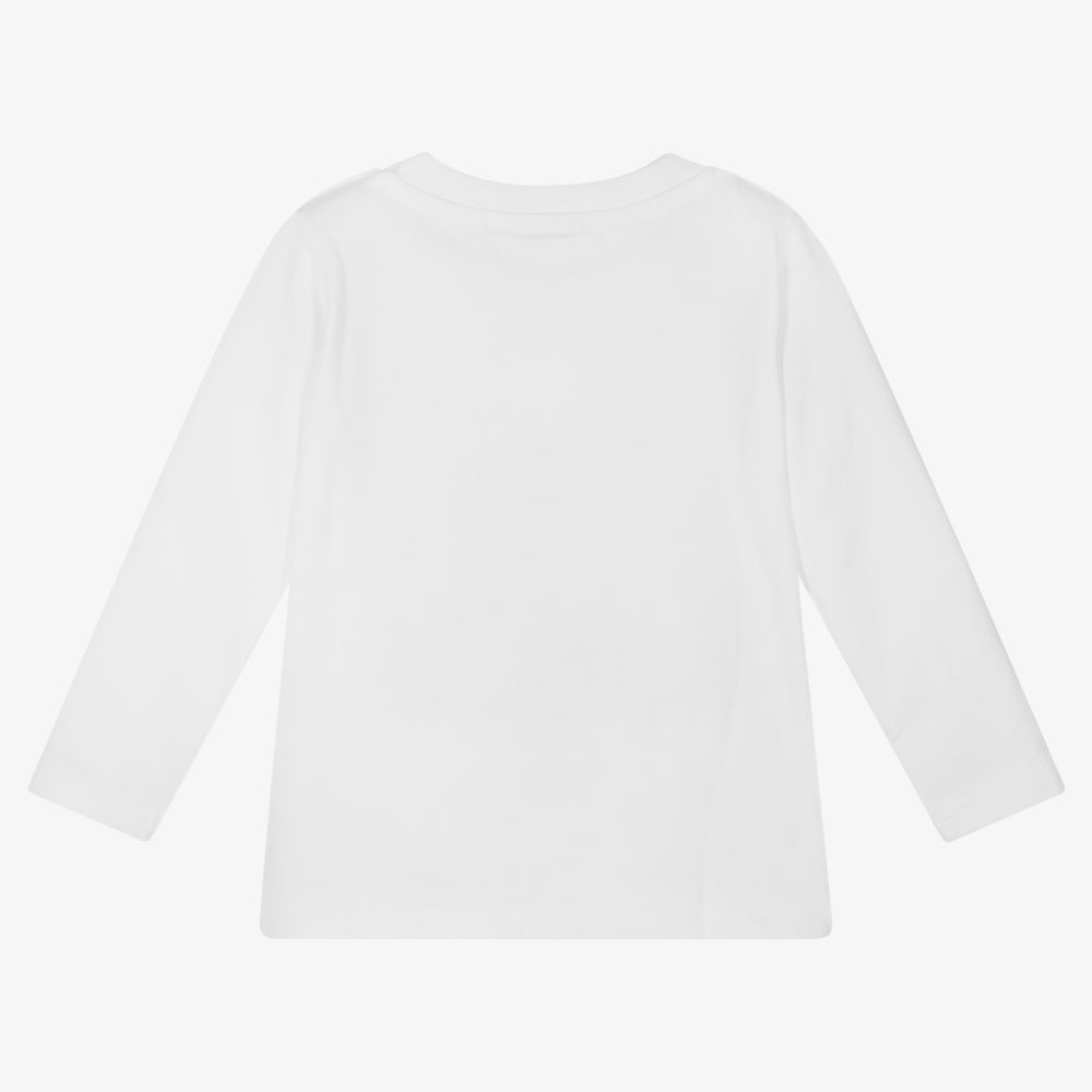 دكتور كيد-Boys White Cotton Top | Childrensalon Outlet