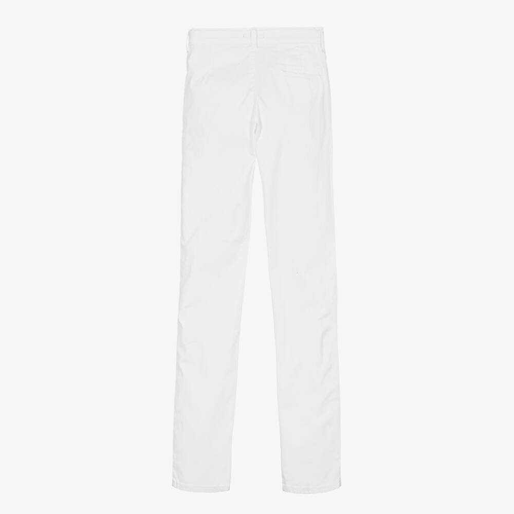 Dr. Kid-Boys White Cotton Trousers | Childrensalon Outlet