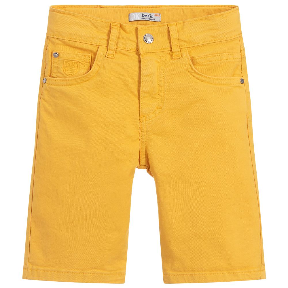 Dr. Kid - Boys Yellow Bermuda Shorts | Childrensalon