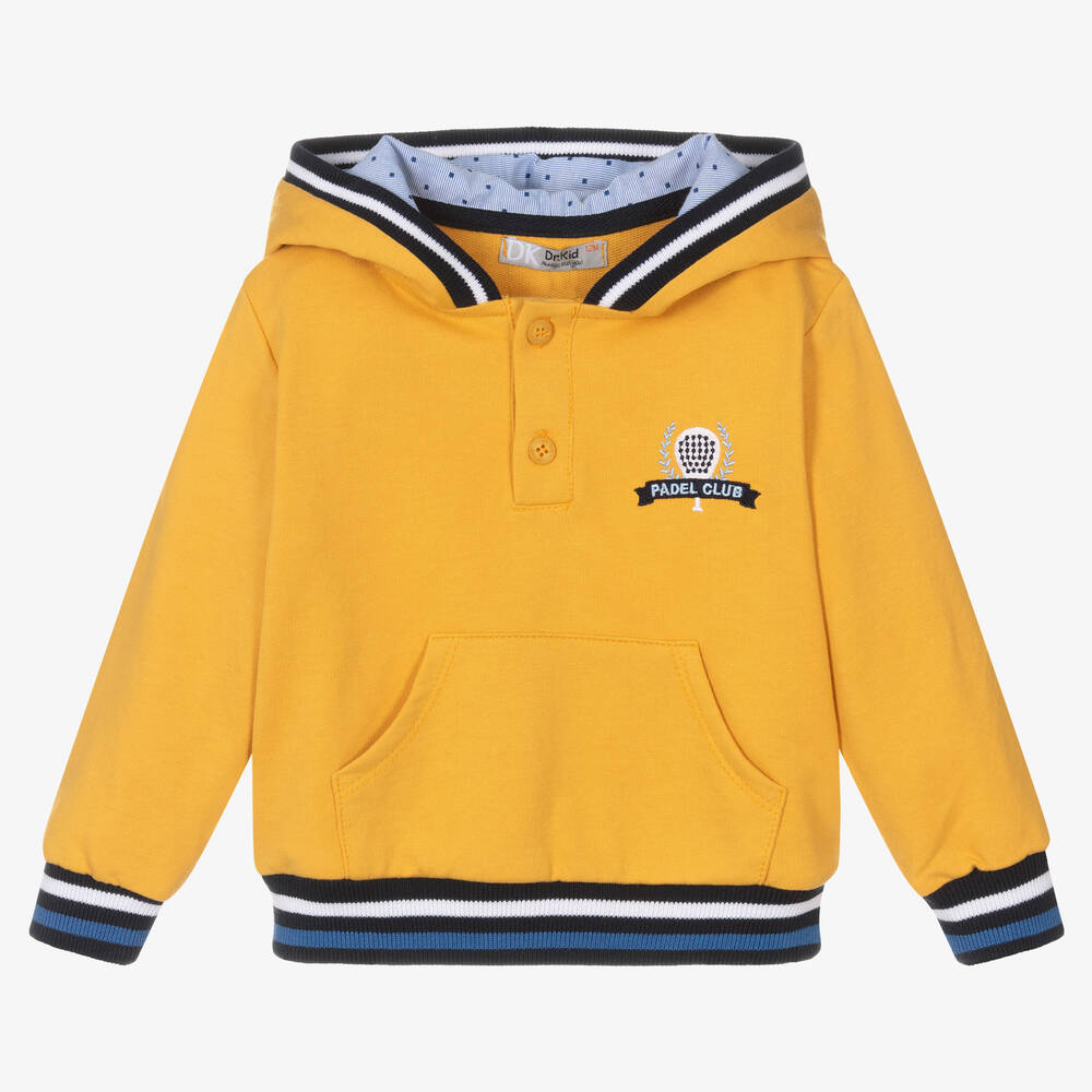 Dr. Kid - Boys Yellow Hooded Sweatshirt | Childrensalon