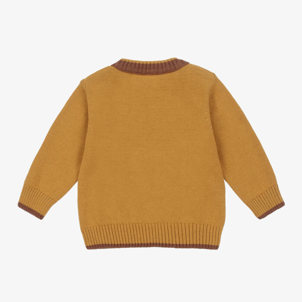 Baby boy sale mustard jumper