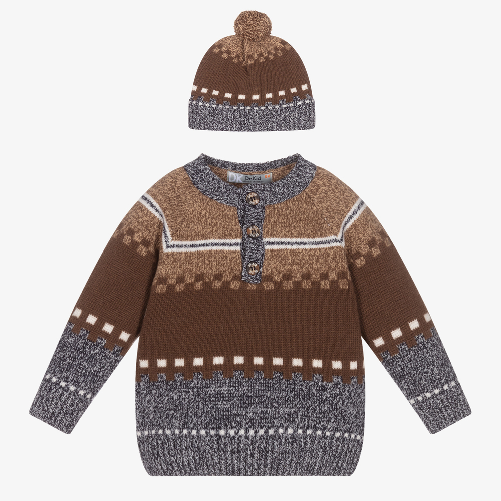Sweater and hat sets top