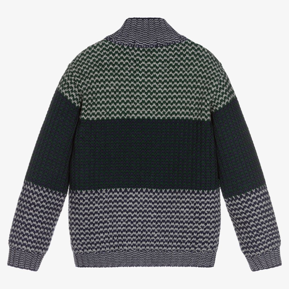 Dr. Kid Cotton & Wool Blend Cardigan Childrensalon Outlet