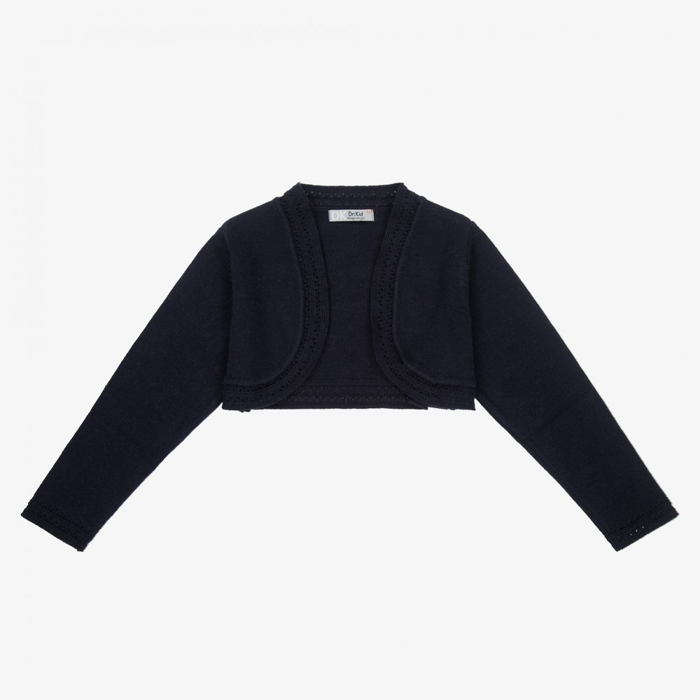 Girls Blue Bolero Cardigan