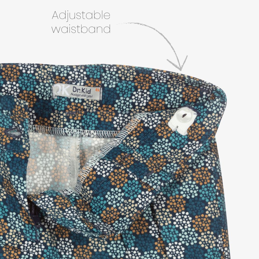 Dr. Kid-Girls Blue Corduroy Trousers | Childrensalon Outlet