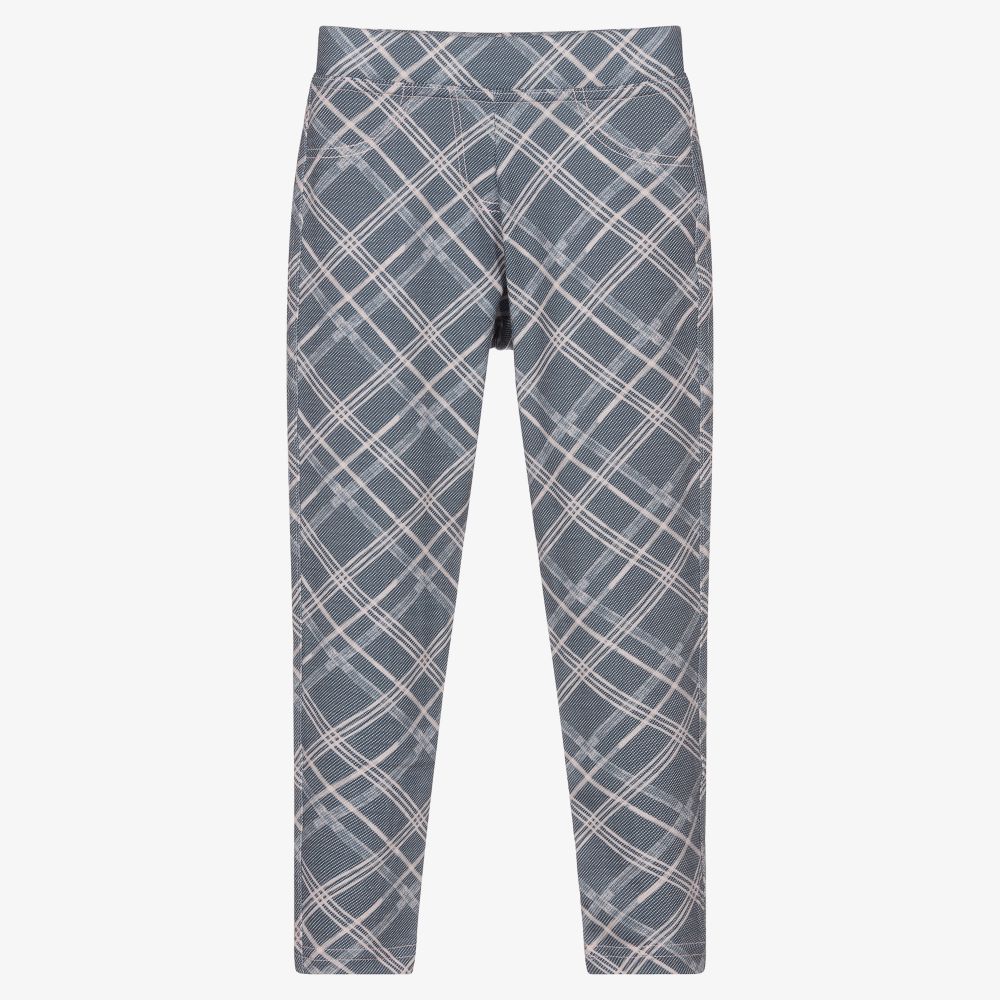 Dr. Kid-Girls Blue & Pink Leggings | Childrensalon Outlet