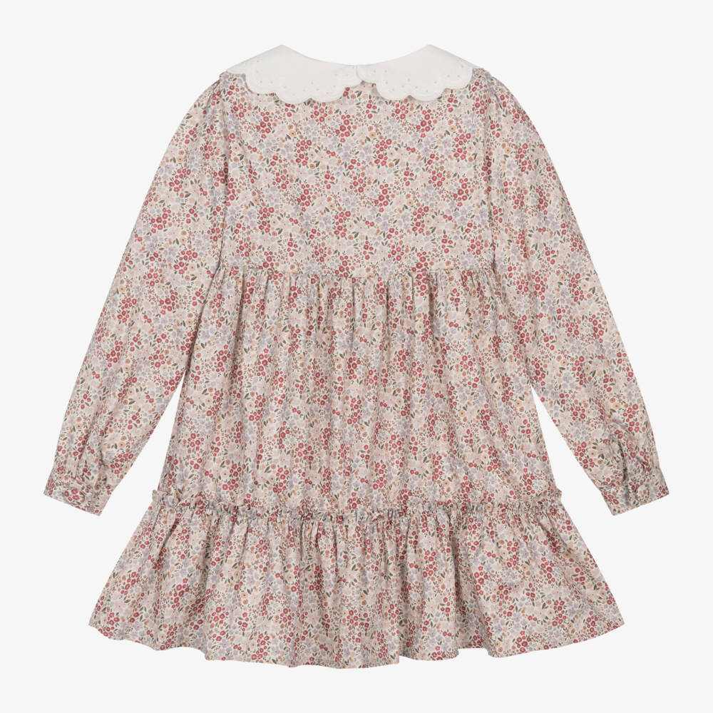 Dr. Kid-Girls Blush Blossom Cotton Frock | Childrensalon Outlet
