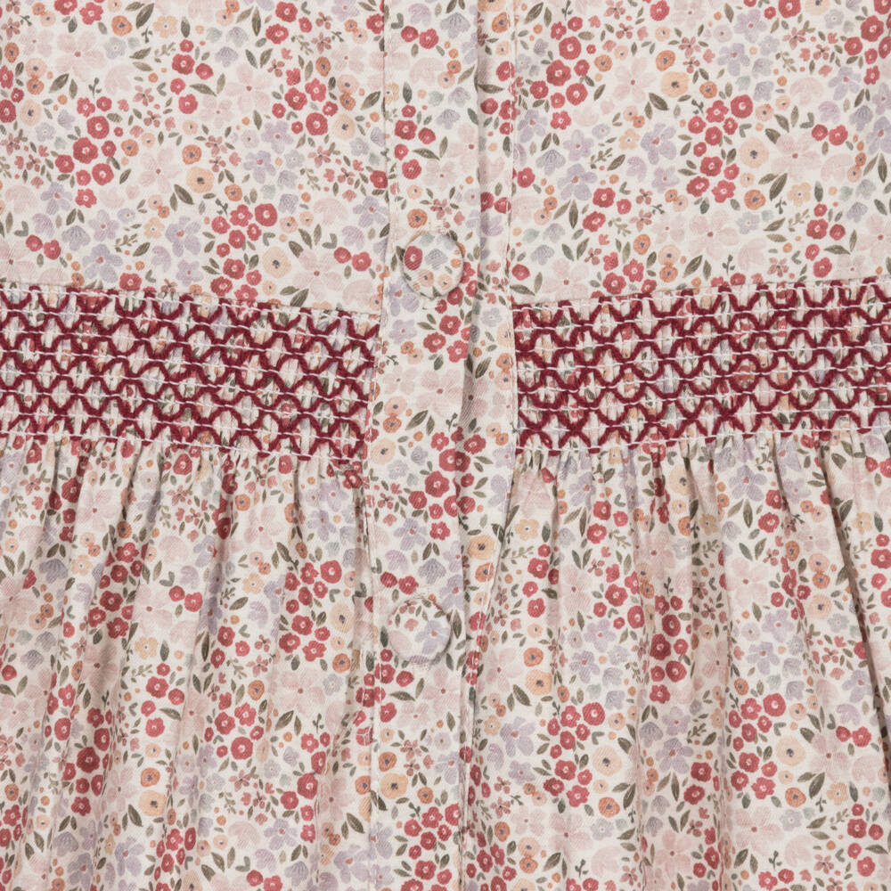 Dr. Kid-Girls Blush Blossom Cotton Frock | Childrensalon Outlet