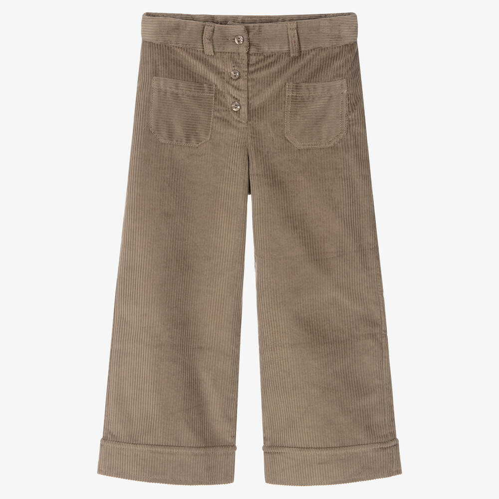 Dr. Kid - Pantalon marron en velours côtelé Fille | Childrensalon