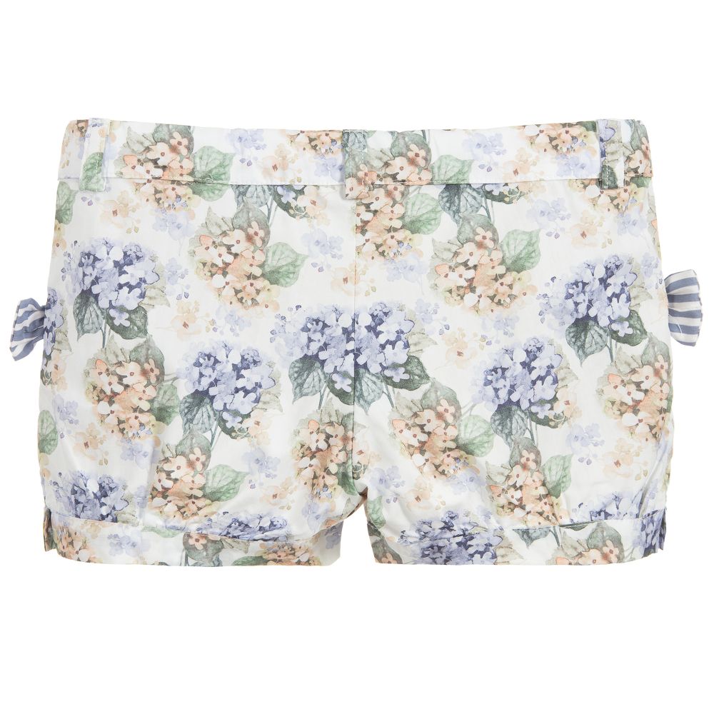 Dr. Kid-Girls Cotton Floral Shorts | Childrensalon Outlet