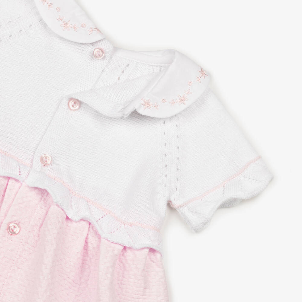 Dr. Kid-Girls Delicate Pink Knit Dress | Childrensalon Outlet