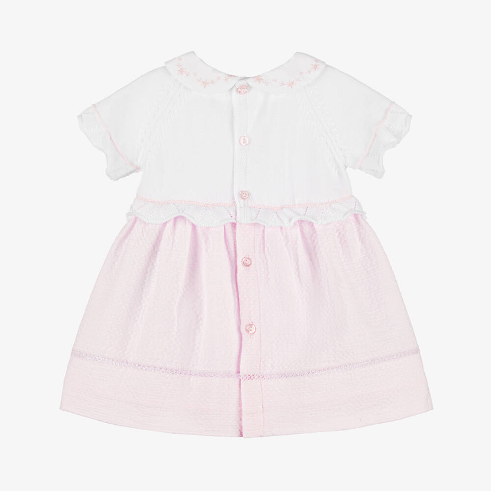 Dr. Kid-Girls Delicate Pink Knit Dress | Childrensalon Outlet