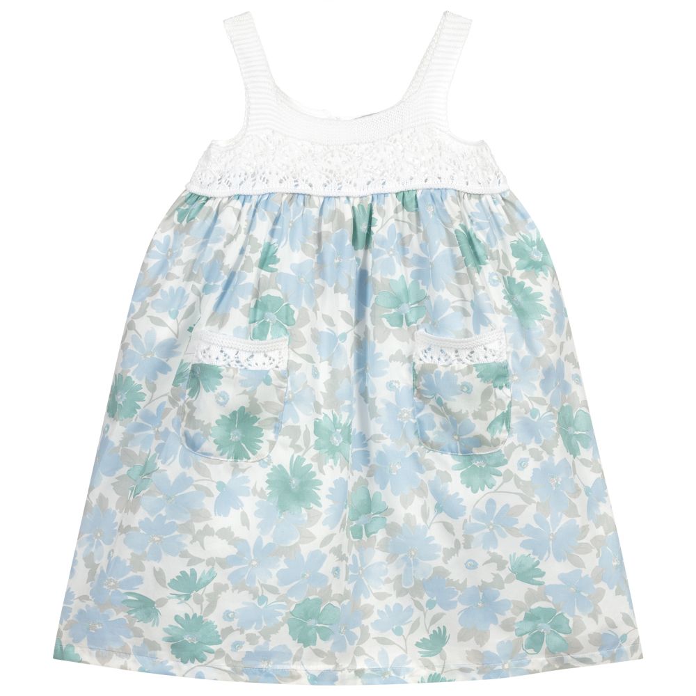 Dr. Kid - Girls Floral Cotton Dress | Childrensalon