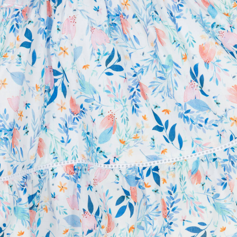 Dr. Kid-فستان قطن مزخرف بالزهور للبنات | Childrensalon Outlet