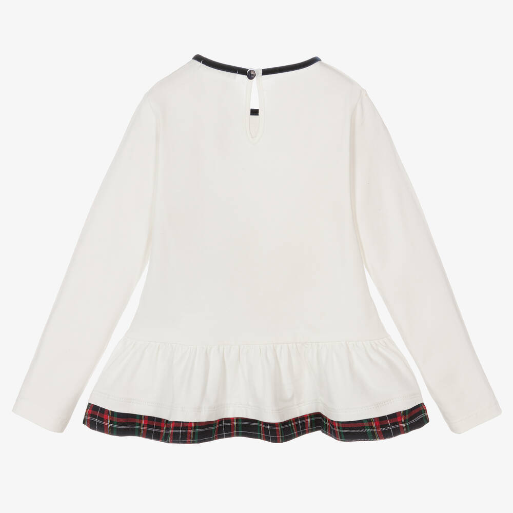 Dr. Kid-Кремовый хлопковый топ с Эйфелевой башней | Childrensalon Outlet