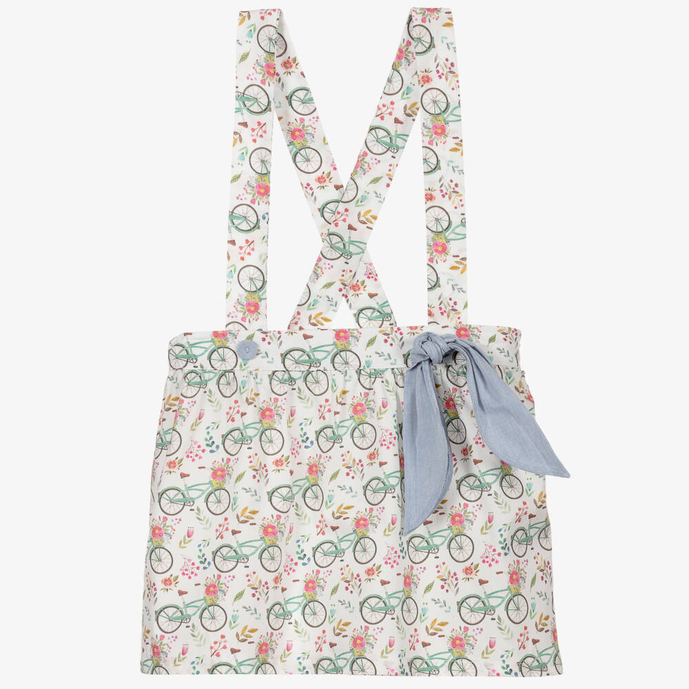 Dr. Kid-Girls Ivory Cotton Skirt | Childrensalon Outlet