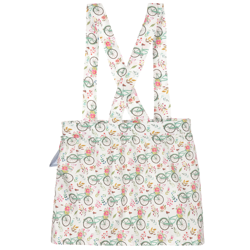 Dr. Kid-Girls Ivory Cotton Skirt | Childrensalon Outlet