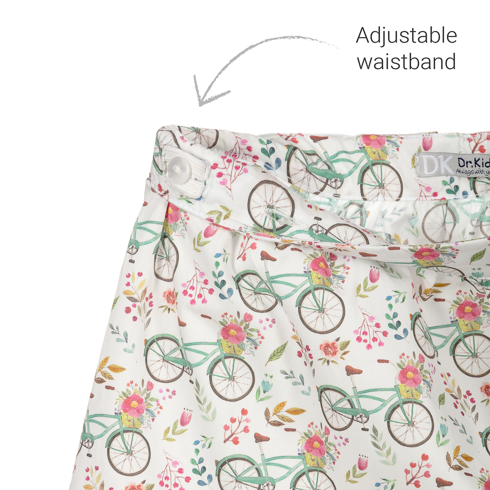 Dr. Kid-Girls Ivory Cotton Skirt | Childrensalon Outlet